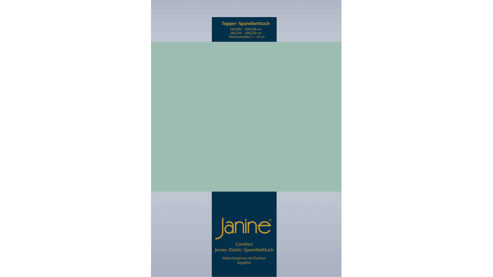 Spannbettlaken Janine® aus Stoff in Fichte Janine® Spannbettlaken Rauchgrün - ca. 200 x 200 cm