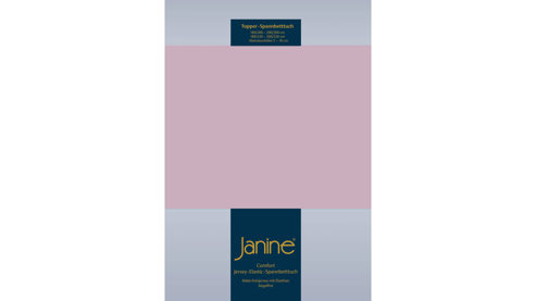 Spannbettlaken Janine® aus Stoff in Rosa Janine® Spannbettlaken Altrosé - ca. 100 x 200 cm