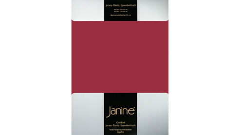 Spannbettlaken Janine® aus Stoff in Graphit Janine® Spannbettlaken Granat - ca. 200 x 200 cm