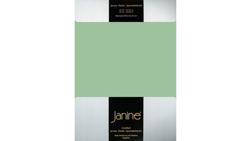 Spannbettlaken Janine® aus Stoff in Schilf Janine® Spannbettlaken Lind - ca. 150 x 200 cm