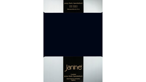 Spannbettlaken Janine® aus Stoff in Schwarz Janine® Spannbettlaken Schwarz - ca. 150 x 200 cm