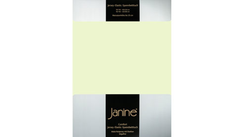 Spannbettlaken Janine® aus Stoff in Hellgrün Janine® Spannbettlaken Limone – ca. 200 x 200 cm