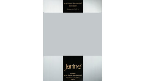 Spannbettlaken Janine® aus Stoff in Silber Janine® Spannbettlaken Silber - ca. 150 x 200 cm