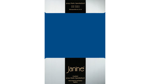 Spannbettlaken Janine® aus Stoff in Königsblau Janine® Spannbettlaken Royalblau - ca. 200 x 200 cm