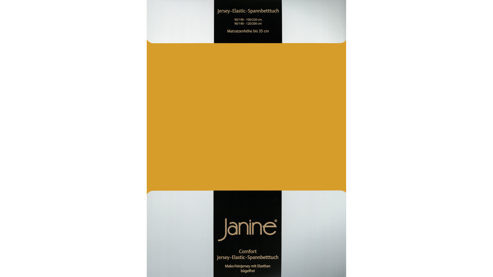 Spannbettlaken Janine® aus Stoff in Gold Janine® Spannbettlaken Honigblond - ca. 200 x 200 cm