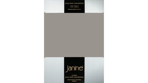 Spannbettlaken Janine® aus Stoff in Grau Janine® Spannbettlaken Vulkan - ca. 150 x 200 cm