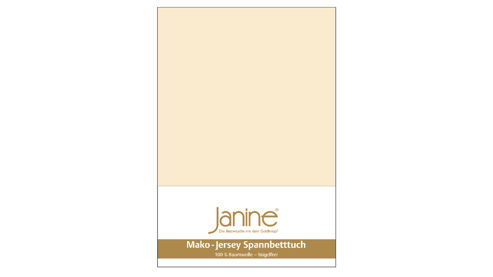 Spannbettlaken Janine® aus Stoff in Offwhite Janine® Spannbettlaken Leinen - ca. 150 x 200 cm