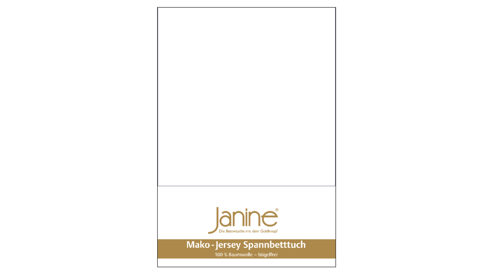 Spannbettlaken Janine® aus Stoff in Weiß Janine® Spannbettlaken Weiß - ca. 150 x 200 cm