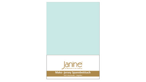 Spannbettlaken Janine® aus Stoff in Türkis Janine® Spannbettlaken Morgennebel - ca. 100 x 200 cm