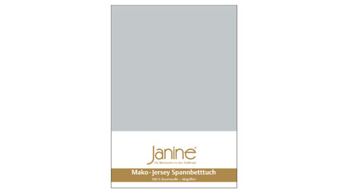Spannbettlaken Janine® aus Stoff in Silber Janine® Spannbettlaken Silber - ca. 150 x 200 cm