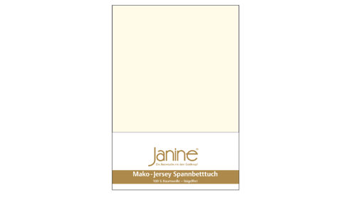 Spannbettlaken Janine® aus Stoff in Natur Janine® Spannbettlaken Natur - ca. 150 x 200 cm