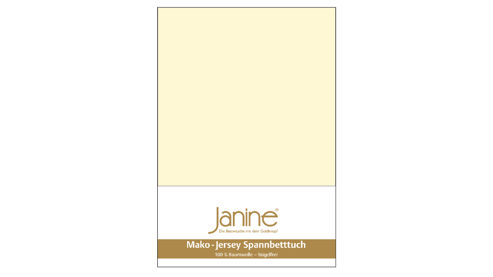 Spannbettlaken Janine® aus Stoff in Champagner Janine® Spannbettlaken Champagner - ca. 100 x 200 cm