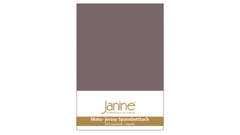 Spannbettlaken Janine® aus Stoff in Cappuccino Janine® Spannbettlaken Capuccino - ca. 150 x 200 cm