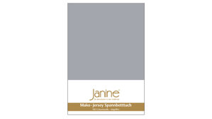 Spannbettlaken Janine® aus Stoff in Metallfarben Janine® Spannbettlaken Platin - ca. 150 x 200 cm