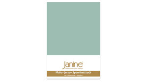 Spannbettlaken Janine® aus Stoff in Fichte Janine® Spannbettlaken Rauchgrün - ca. 150 x 200 cm