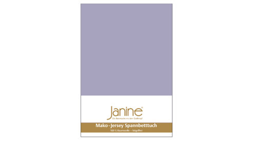 Spannbettlaken Janine® aus Stoff in Lila Janine® Spannbettlaken Lavendel - ca. 150 x 200 cm