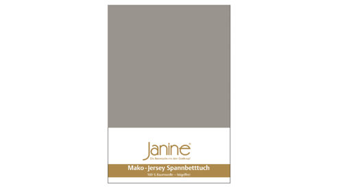 Spannbettlaken Janine® aus Stoff in Grau Janine® Spannbettlaken Vulkan - ca. 200 x 200 cm