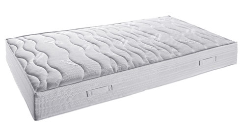 Federkernmatratze KAWOO aus Stoff in Weiß KAWOO Matratzen-Set 4 Mikro-Taschenfederkernmatratze, Härtegrad 2 - Liegefläche ca. 90 x 200 cm