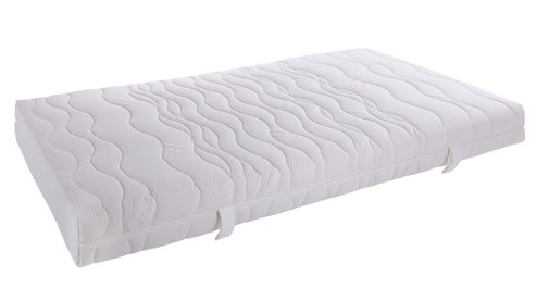Matratzen-Set KAWOO aus Stoff in Weiß KAWOO Matratzen-Set 2 Taschenfederkern, Härtegrad 2 - Liegefläche ca. 90 x 200 cm