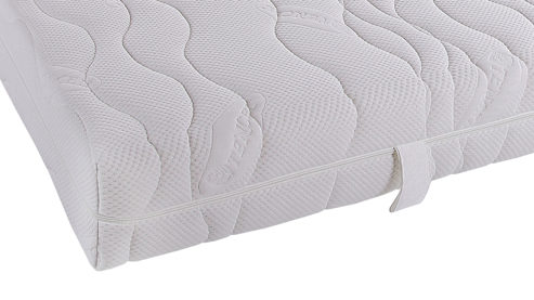 Matratzen-Set KAWOO aus Stoff in Weiß KAWOO Matratzen-Set 2 Taschenfederkern, Härtegrad 2 - Liegefläche ca. 90 x 200 cm