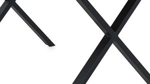 Auszugtisch Pro.com aus Holz in Holzfarben Auszugtisch Martin Wildeiche & Schwarz - ca. 140-180 x 90 cm