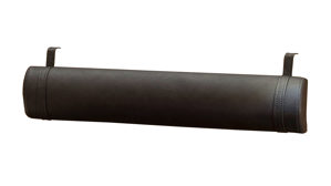 Kopfstütze PARTNERRING COLLECTION aus Stoff in Dunkelgrau PARTNERRING COLLECTION Schlafzimmerprogramm Pasadena – Polsterrollen-Set graphitfarbenes Kunstleder - zweiteilig