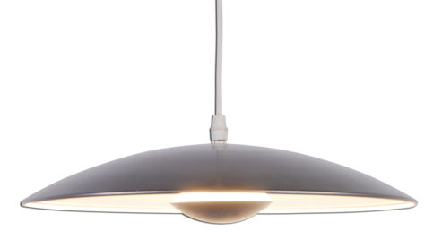 Pendelleuchte Näve aus Metall in Silber näve LED-Hängelampe Ufo silberfarbenes Metall – Durchmesser ca. 34 cm