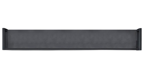 Wohnwand MIVIVO aus Holz in Weiß MIVIVO Wohnmöbel Juno - Wohnwand Weiß & Grau - vierteilig, Breite ca. 320 cm