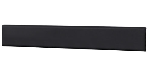 Kopfstütze PARTNERRING COLLECTION aus Stoff in Schwarz PARTNERRING COLLECTION Schlafzimmerprogramm Manhattan - Kopfteilpolster graphitfarbenes Kunstleder - Länge ca. 180 cm