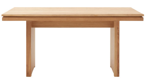 Esstisch Decker aus Holz in Holzfarben DECKER Massivholztisch Volterra Plus als Esszimmermöbel biancofarbene Wildeiche – ca. 180 x 90 cm