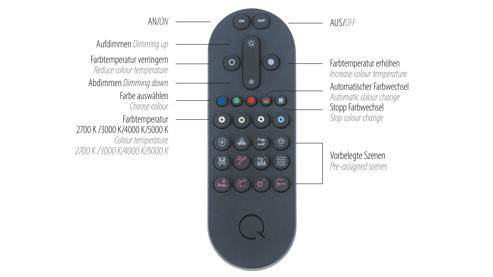 Deckenleuchte Paul neuhaus aus Metall in Metallfarben Paul Neuhaus Q®-INIGO - Deckenlampe Stahl & Acryl – Länge ca. 101 cm