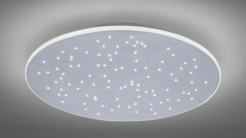 Deckenleuchte Paul neuhaus aus Metall in Metallfarben Paul Neuhaus Deckenlampe Q®-NIGHTSKY Aluminium & Kunststoff – Durchmesser ca. 48 cm