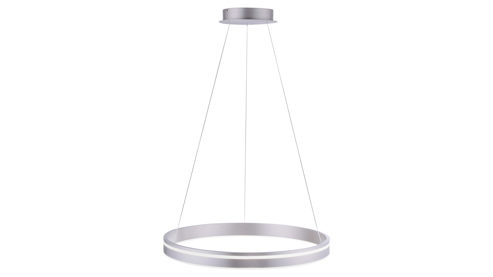 Pendelleuchte Paul neuhaus aus Metall in Metallfarben Paul Neuhaus Q®-VITO - Hängelampe Edelstahl – Durchmesser ca. 59 cm