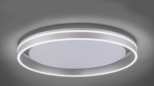 Deckenleuchte Paul neuhaus aus Metall in Metallfarben Paul Neuhaus Q®-VITO - Deckenlampe Edelstahl – Durchmesser ca. 59 cm