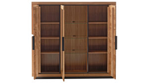 Highboard Mca direkt aus Holz in Holzfarben Wohnprogramm Greno - Highboard Wildeiche - drei Türen, Höhe ca. 142 cm