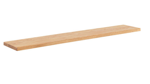 Wohnwand Mca direkt aus Holz in Holzfarben Wohnprogramm Greno - Wohnwand Wildeiche - vierteilig , Breite ca. 346 cm