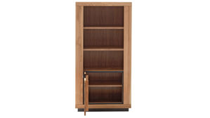 Regal Mca direkt aus Holz in Holzfarben Wohnprogramm Greno - Regal Wildeiche - drei Türen, Höhe ca. 142 cm