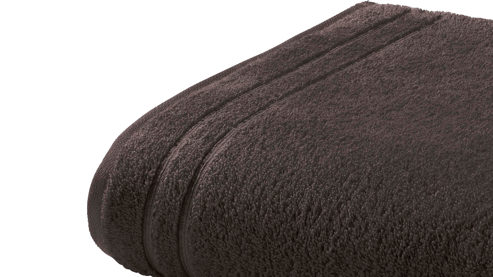 Handtuch Vossen aus Naturfaser in Anthrazit VOSSEN® Four Seasons - Handtuch anthrazitfarbene Baumwolle ca. 50 x 100 cm