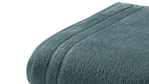 Handtuch Vossen aus Naturfaser in Dunkelgrün VOSSEN® Four Seasons - Handtuch flanellfarbene Baumwolle ca. 50 x 100 cm