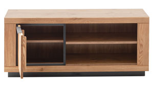 Lowboard Mca direkt aus Holz in Holzfarben Wohnprogramm Greno - TV-Lowboard Wildeiche - eine Tür, zwei Fächer, Breite ca. 123 cm