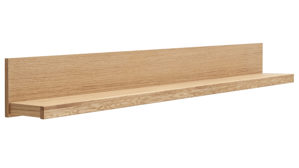 Wohnwand Mca direkt aus Holz in Holzfarben Wohnprogramm Silias - Wohnwand Wildeiche - vierteilig , Breite ca. 344 cm