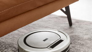 Ecksofa Himolla aus Leder in Braun himolla Polsterprogramm 1385-Promotion - Ecksofa nussfarbenes LongLife-Leder LG18 & anthrazitfarbene Metallfüße - Stellfläche ca. 304 x 175 cm