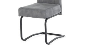 Schwingstuhl Pro.com aus Stoff in Grau Schwingstuhl Jan grauer Microfaserbezug 411.19 & Schwarz - ca. 44 x 99 cm