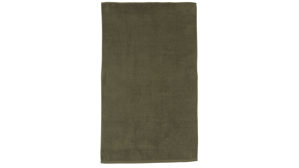 Duschhandtuch Interliving aus Naturfaser in Dunkelgrün Interliving Handtuch Serie 9108 - Duschtuch olivgrüne Baumwolle  - ca. 100 x 150 cm