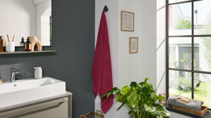 Duschhandtuch Interliving aus Naturfaser in Pink Interliving Handtuch Serie 9108 - Duschtuch pinkfarbene Baumwolle  - ca. 100 x 150 cm