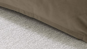 Kissenbezug /-hülle Interliving aus Stoff in Braun Interliving Kissenhülle Serie 9120 taupefarbener Samt - ca. 45 x 45 cm