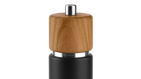 Gewürzmühle Küchenprofi aus Holz in Holzfarben ZASSENHAUS Salzmühle Hannover Olive & Buche – Höhe ca. 18 cm