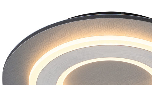 Deckenleuchte Globo lighting aus Metall in Anthrazit GLOBO Deckenleuchte Jayden Anthrazit & Opal –Durchmesser ca. 32 cm