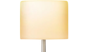 Tischleuchte B-leuchten aus Glas in Weiß B-LEUCHTEN LED-Tischleuchte Abby Weiß & Aluminium - Höhe ca. 34 cm