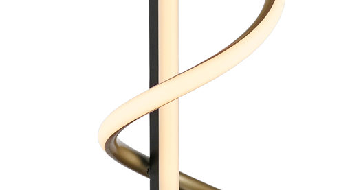 Tischleuchte Just light. (leuchtendirekt) aus Metall in Schwarz JUST LIGHT. Tischleuchte Emanda Schwarz & Gold - Höhe ca. 44 cm